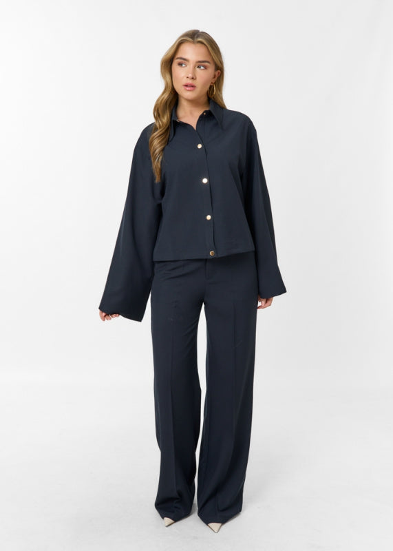 damesblouse met wijde mouwen